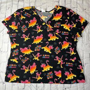 Disney Lion King "Just Can't Wait To Be King" Scrub Top